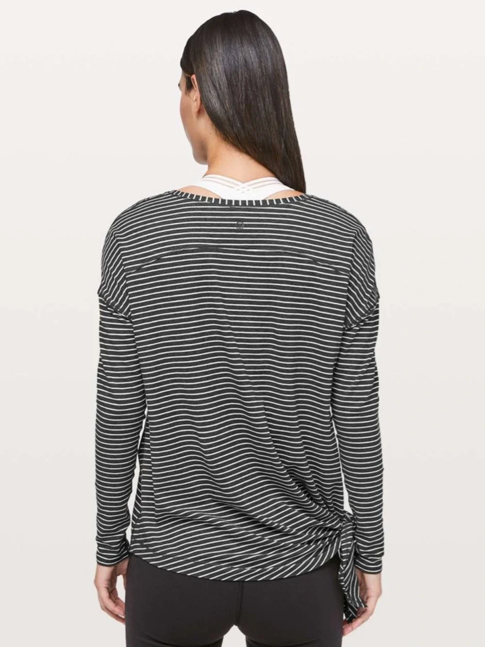 Lululemon To The Point Long Sleeve Modern Stripe Top - Picture 2 of 7